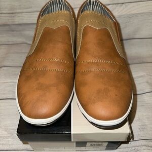 Men's Brown Slip-On Shoes